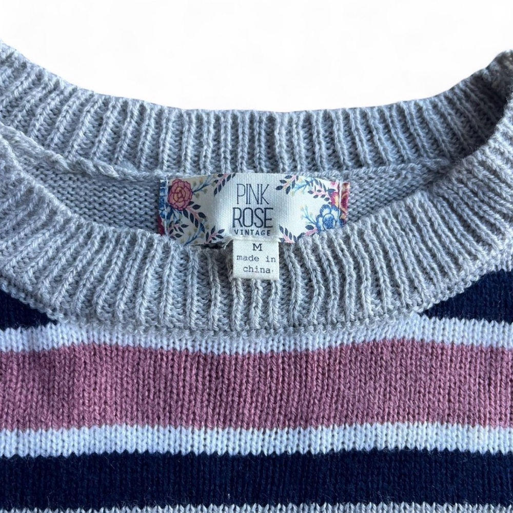 Striped Multicolored Sweater - Picture 2 of 3